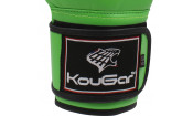 Перчатки боксерские KouGar KO500-12, 12oz, зеленый