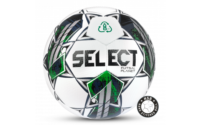 Футзальный  мяч Select Futsal Planet v22 FIFA Basic, бел-зелен , арт.1033460004