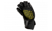 Премиальные MMA тренировочные перчатки 6 унций (Чёрные S/M) UFC