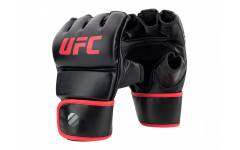 Перчатки MMA тренировочные 6 унций (Чёрные S/M) UFC