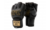 Премиальные MMA тренировочные перчатки 6 унций (Чёрные L/X) UFC